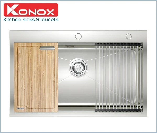 Hình ảnh Chậu Rửa Bát Konox KN8050TS Workstation Sink - Topmount Sink