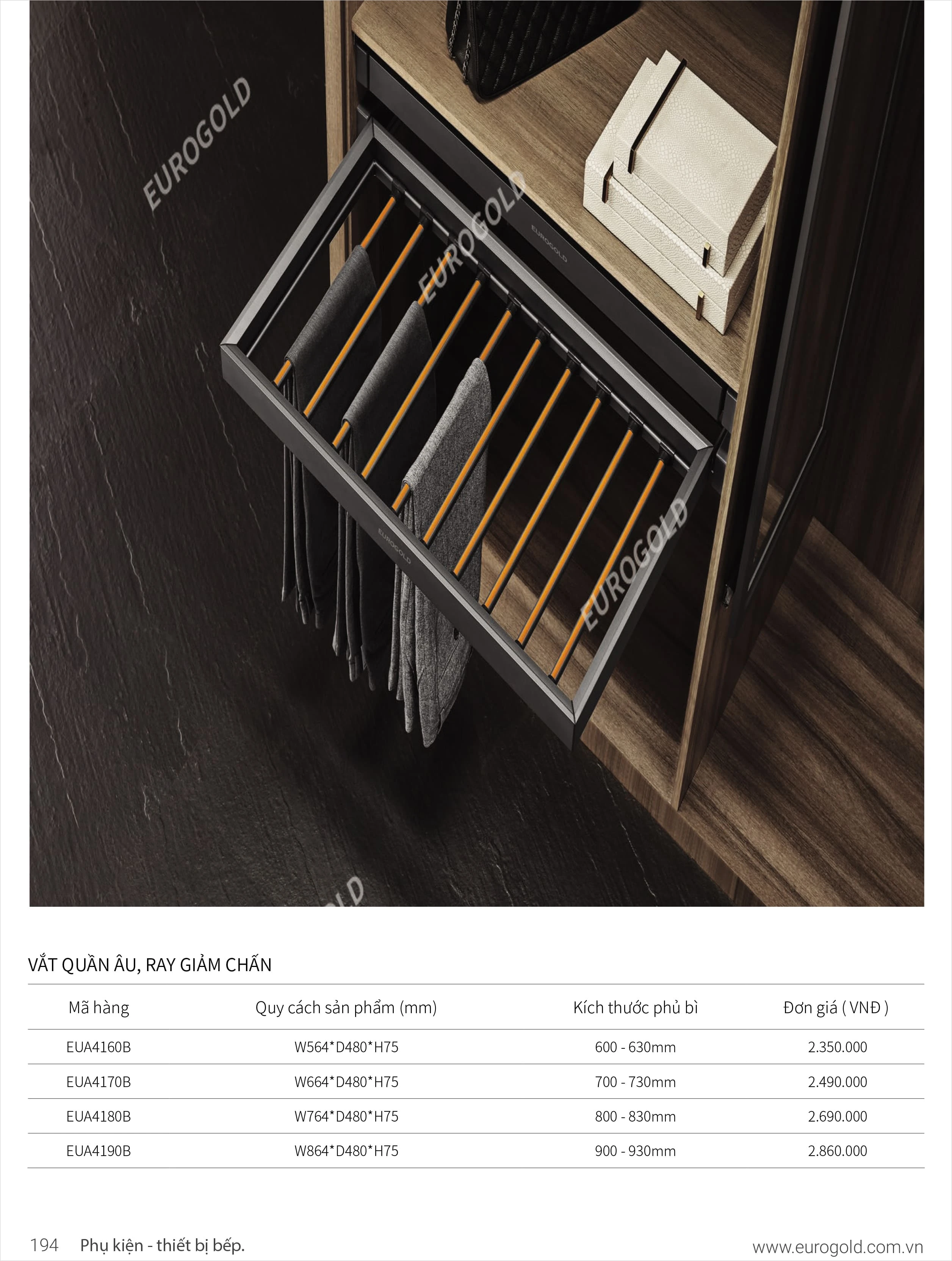 Phụ kiện tủ áo Eurogold EUA41-B